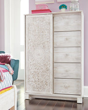 Paxberry Queen Panel Bed, Chest and Nightstand