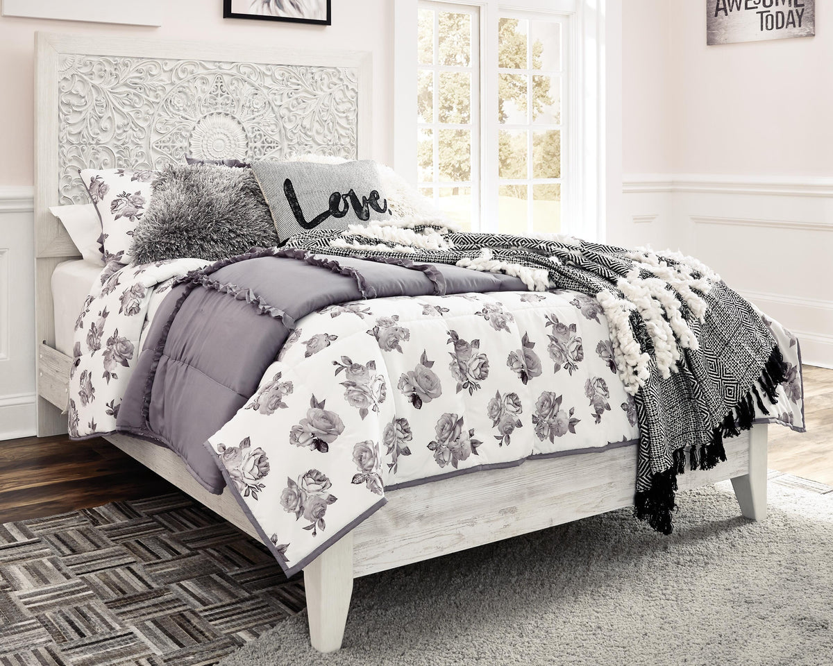 Paxberry Full Panel Bed, Dresser and Nightstand
