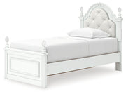 Maylilly Twin Upholstered Panel Storage Bed