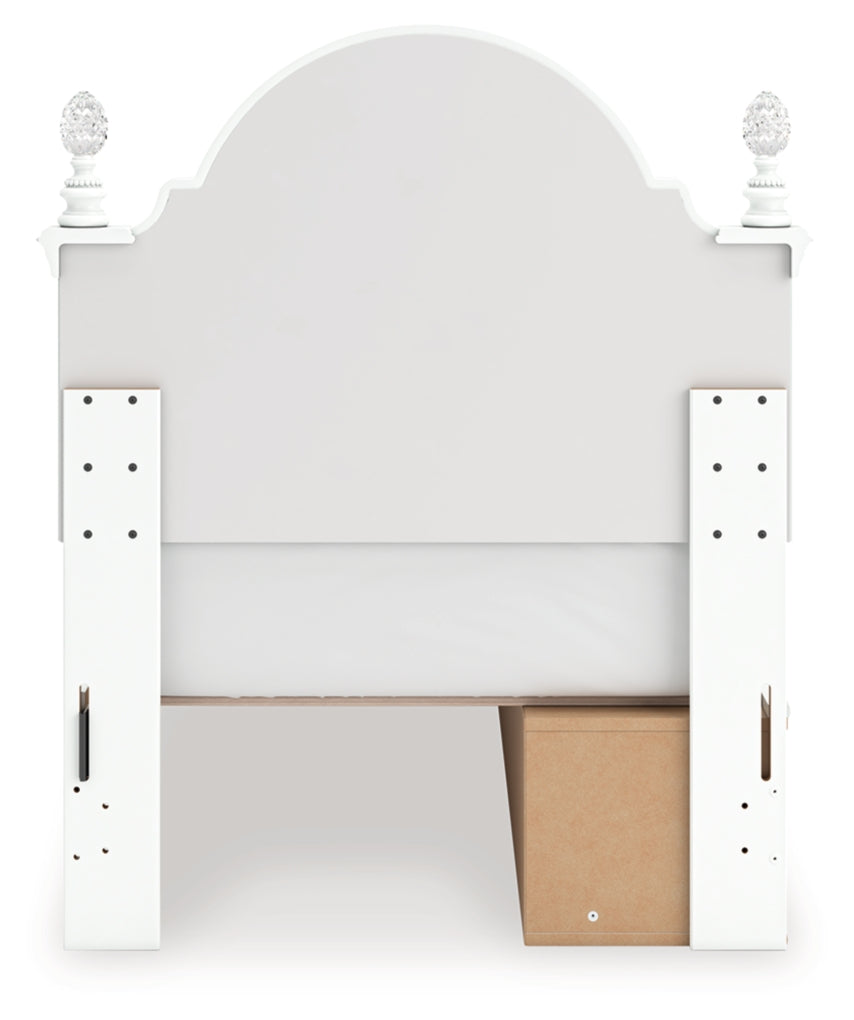 Maylilly Twin Upholstered Panel Storage Bed