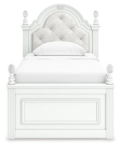 Maylilly Twin Upholstered Panel Storage Bed