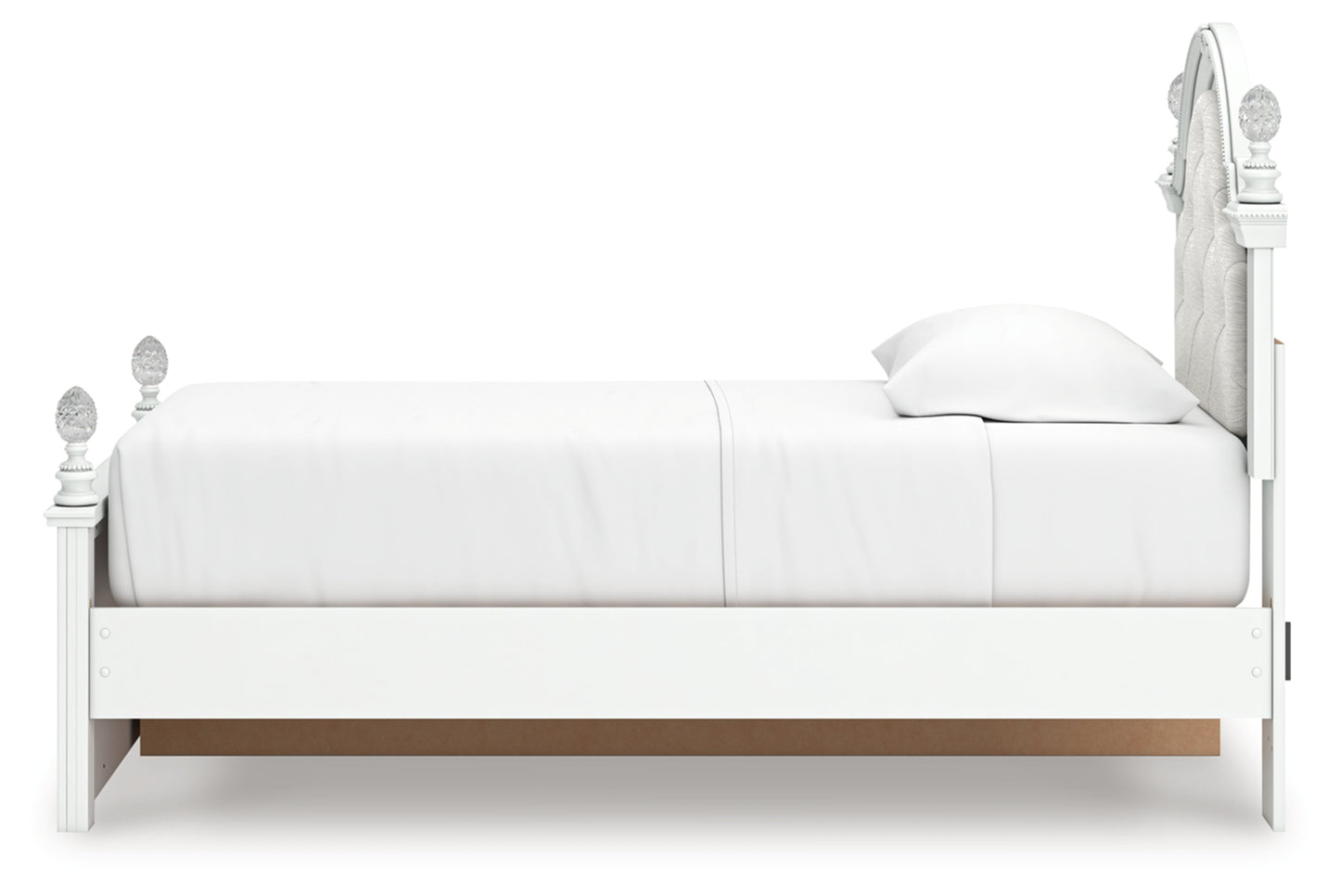 Maylilly Twin Upholstered Panel Storage Bed
