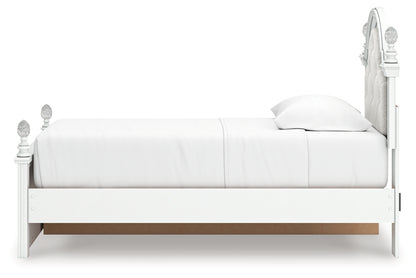 Maylilly Twin Upholstered Panel Storage Bed
