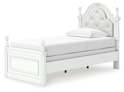 Maylilly Twin Upholstered Panel Bed