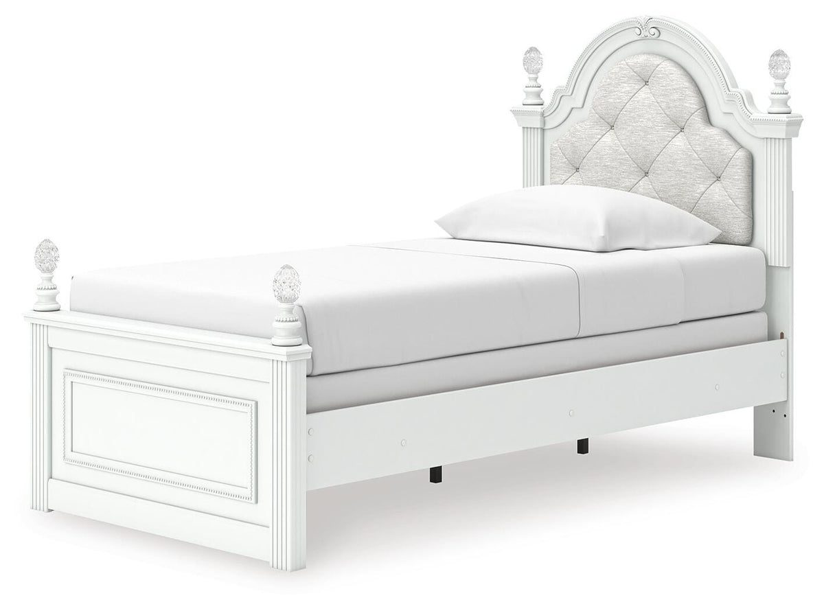 Maylilly Twin Upholstered Panel Bed