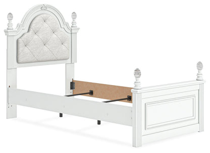 Maylilly Twin Upholstered Panel Bed