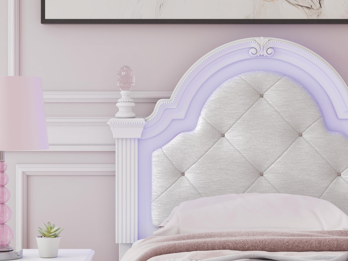 Maylilly Twin Upholstered Panel Bed