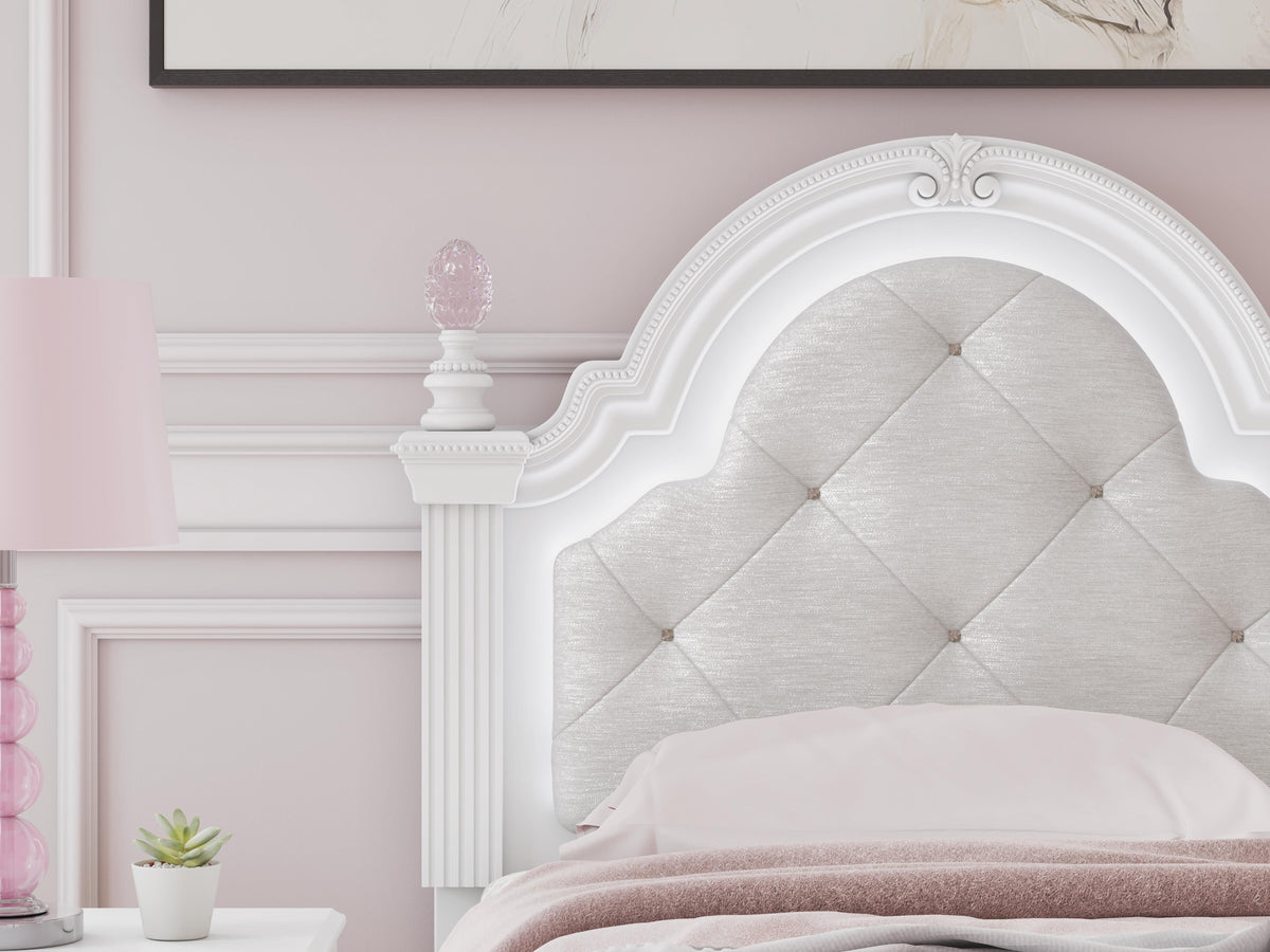 Maylilly Twin Upholstered Panel Bed