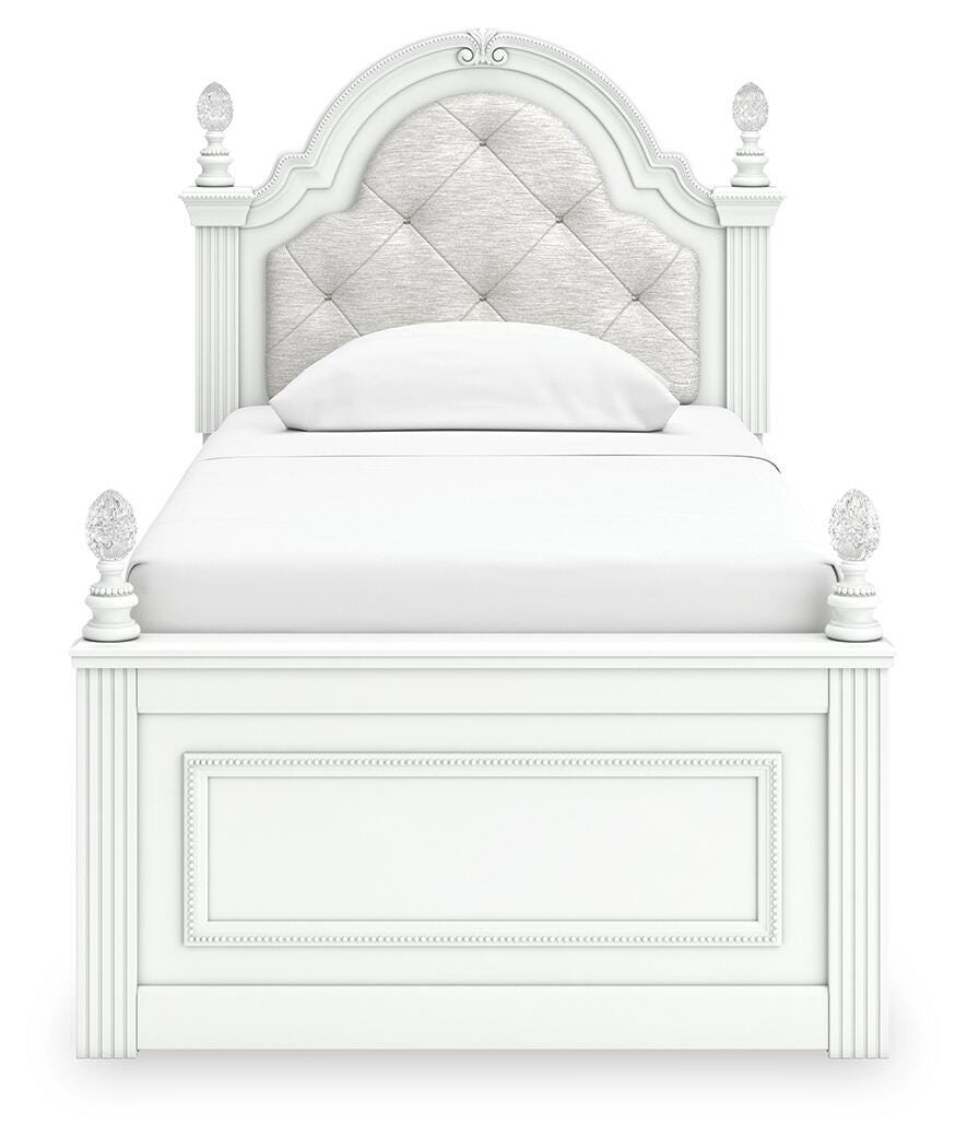 Maylilly Twin Upholstered Panel Bed