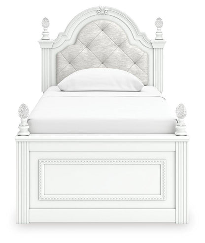 Maylilly Twin Upholstered Panel Bed
