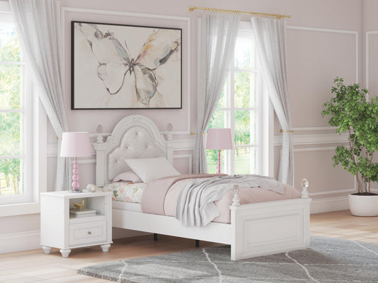 Maylilly Twin Upholstered Panel Bed