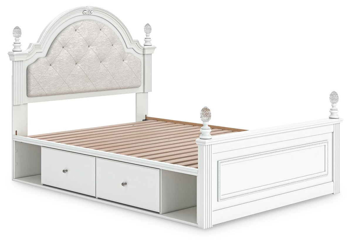 Maylilly Full Upholstered Panel Storage Bed