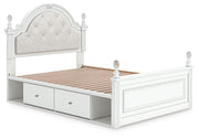 Maylilly Full Upholstered Panel Storage Bed