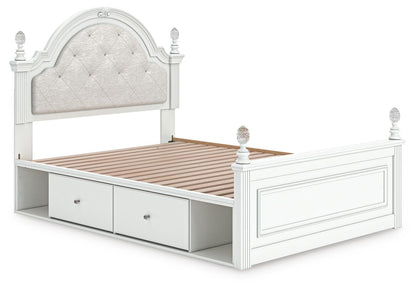 Maylilly Full Upholstered Panel Storage Bed