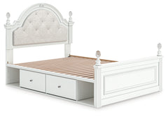 Maylilly Full Upholstered Panel Storage Bed