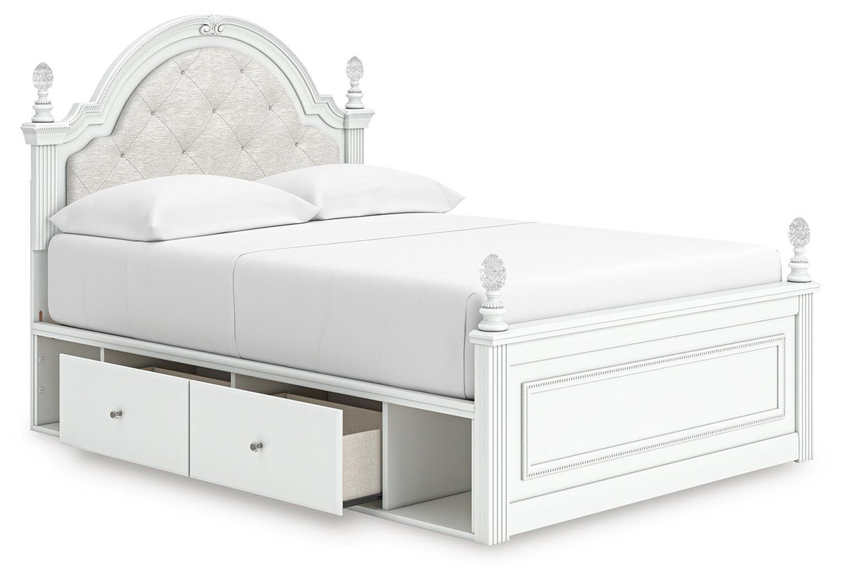 Maylilly Full Upholstered Panel Storage Bed