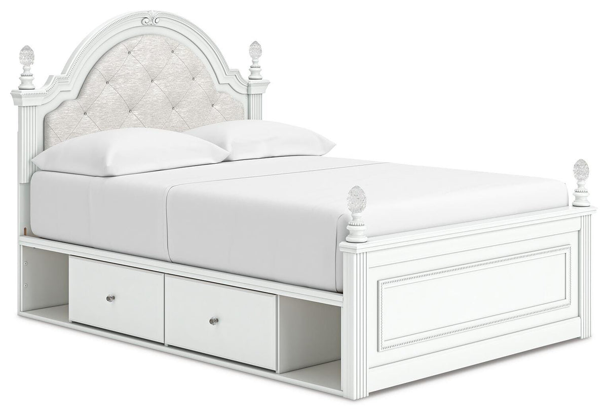 Maylilly Full Upholstered Panel Storage Bed