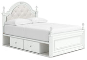 Maylilly Full Upholstered Panel Storage Bed