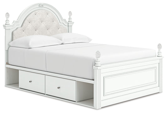 Maylilly Full Upholstered Panel Storage Bed