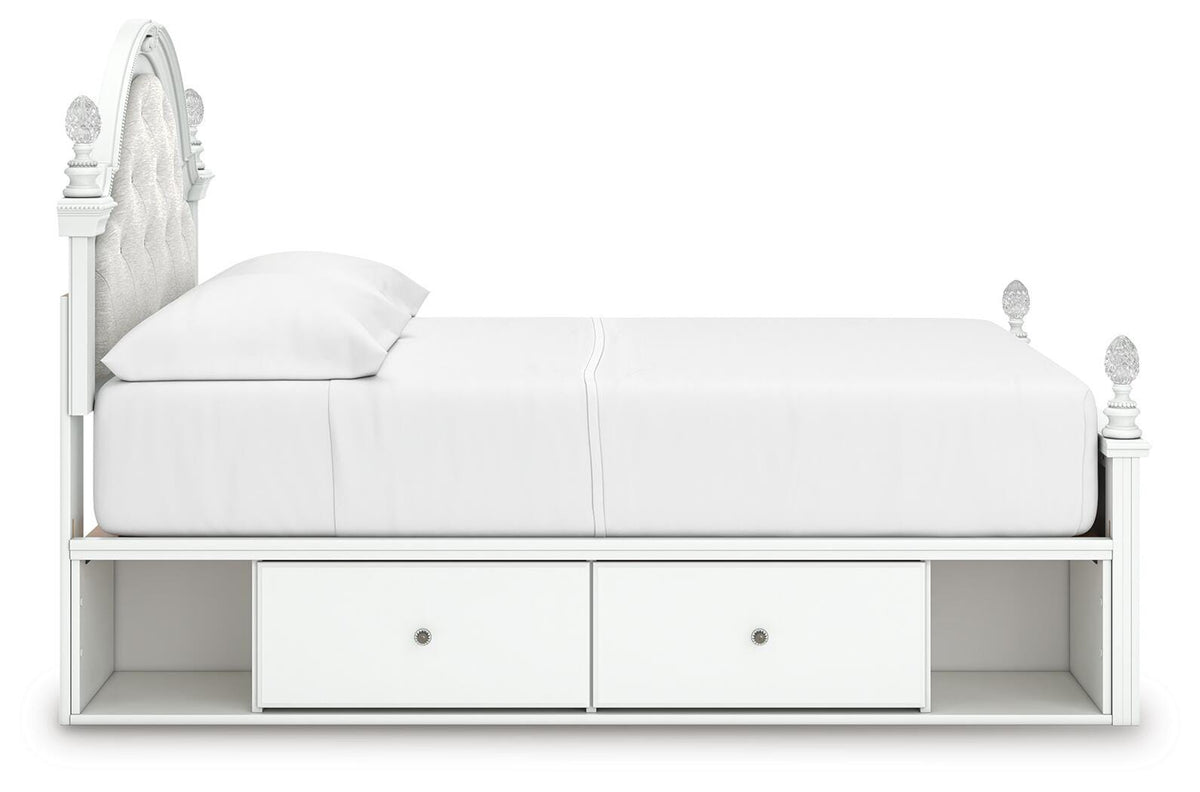 Maylilly Full Upholstered Panel Storage Bed
