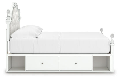 Maylilly Full Upholstered Panel Storage Bed