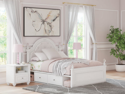 Maylilly Full Upholstered Panel Storage Bed