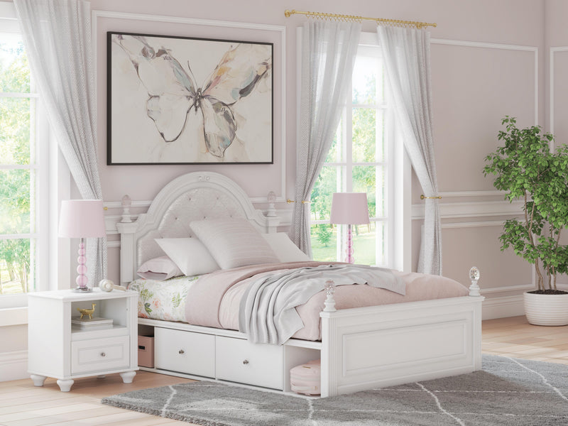 Maylilly Full Upholstered Panel Storage Bed