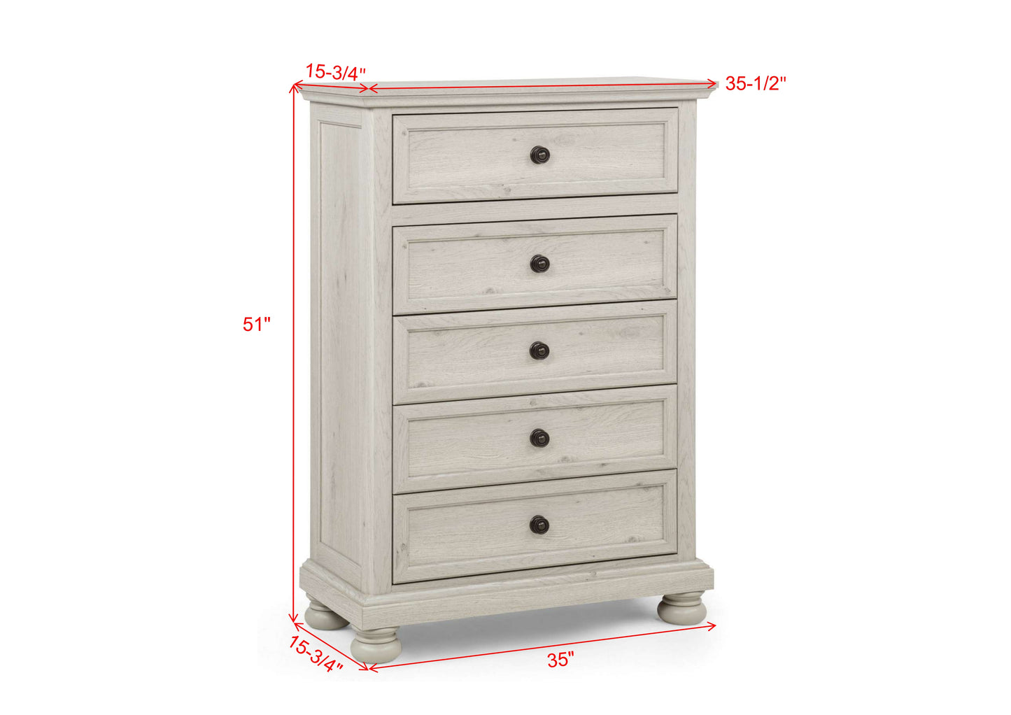 Claribelle Chest-White
