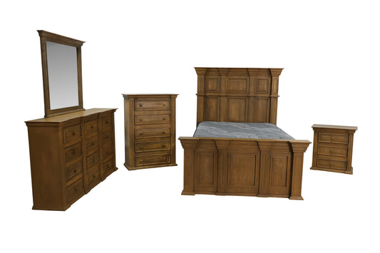 Rosario Master Bedroom Set In Peach