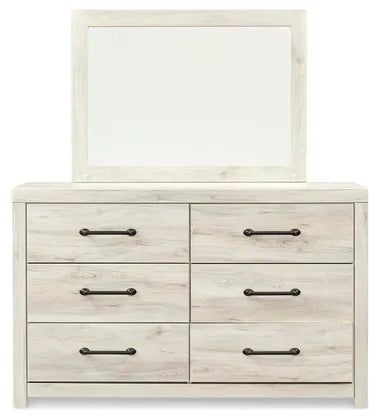 Cambeck Panel 6PC Bedroom Set with 2 Nightstands