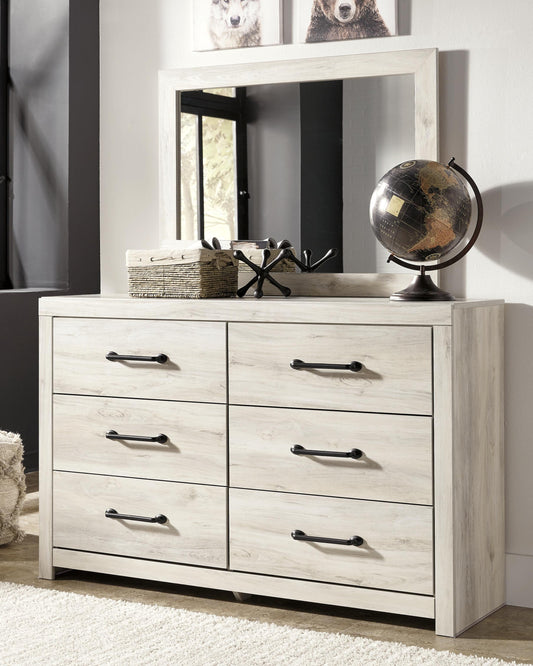 Cambeck Panel 6PC Bedroom Set with 2 Nightstands