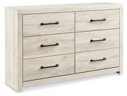 Cambeck Panel 6PC Bedroom Set with 2 Nightstands