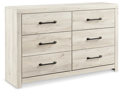 Cambeck Panel 6PC Bedroom Set with 2 Nightstands