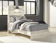 Cambeck Twin Panel Bed with Mirrored Dresser