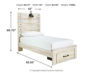 juego de recámara Cambeck Twin Panel 7PC