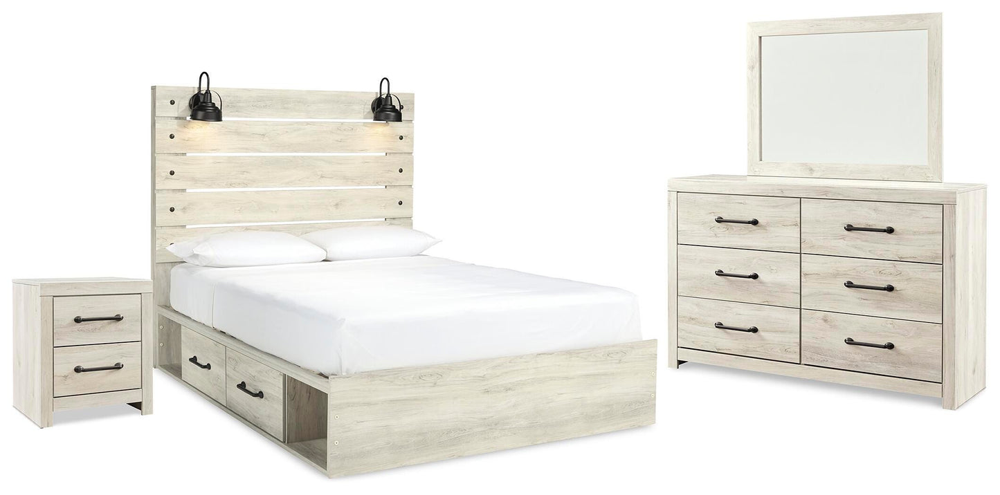 Juego de dormitorio Cambeck Queen de 4 piezas con almacenamiento