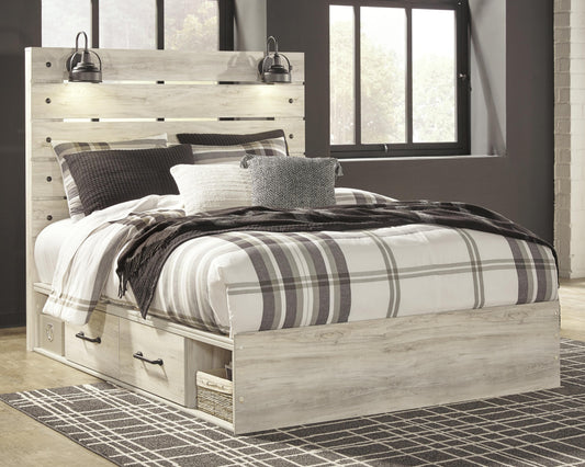 Cambeck Queen Panel Bed with 2 Storage Drawers