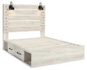 Cambeck Queen Panel Bed with 2 Storage Drawers