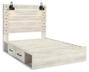 Cambeck Queen Panel Bed with Storage, Dresser, Mirror, Chest and 2 Nightstands