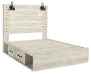 Cambeck Queen Panel Bed with Storage, Dresser, Mirror and 2 Nightstands