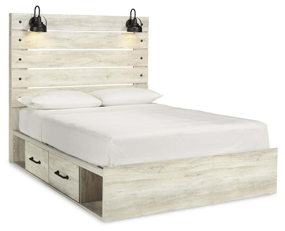 Cambeck Queen Panel Bed with Storage and Dresser