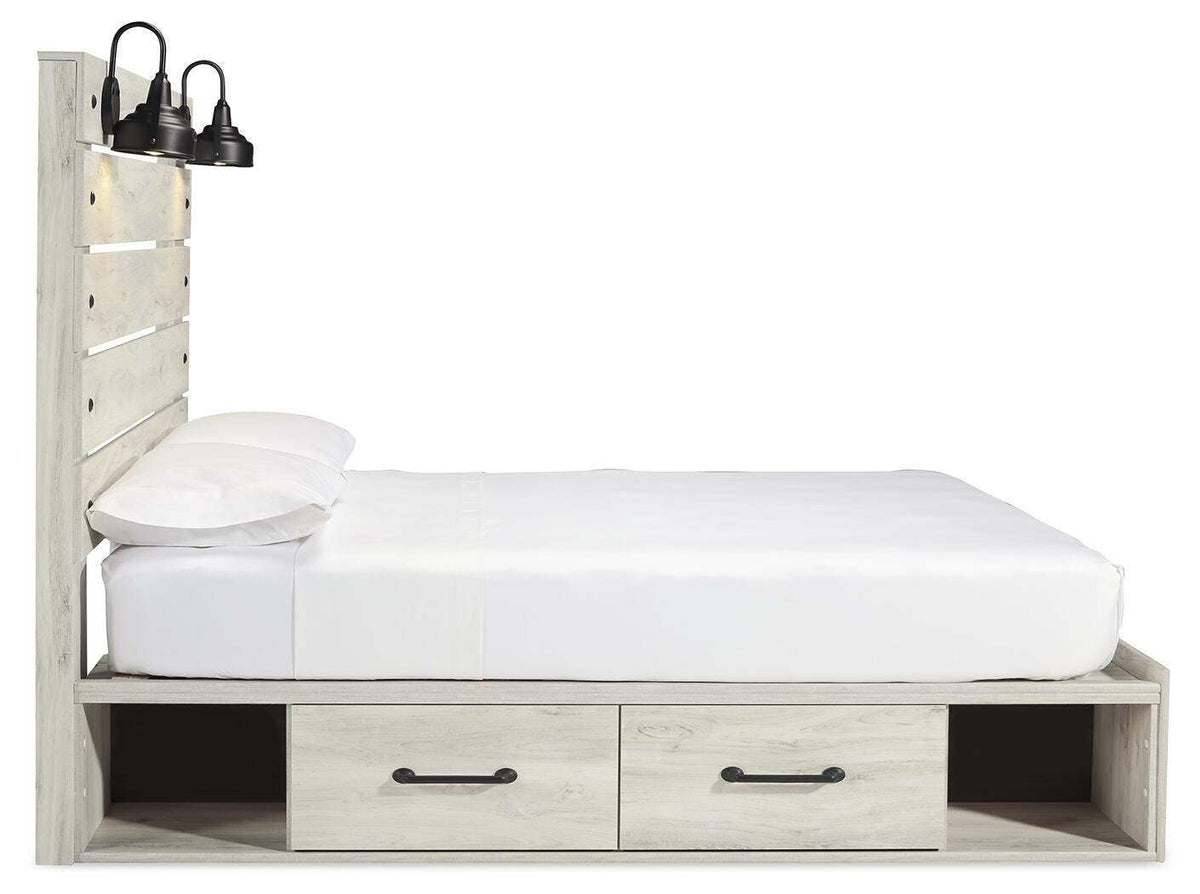 Cambeck Queen Panel Bed with Storage and Dresser