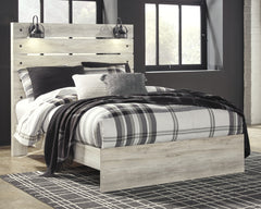 Cambeck Queen Panel Bed with Mirrored Dresser