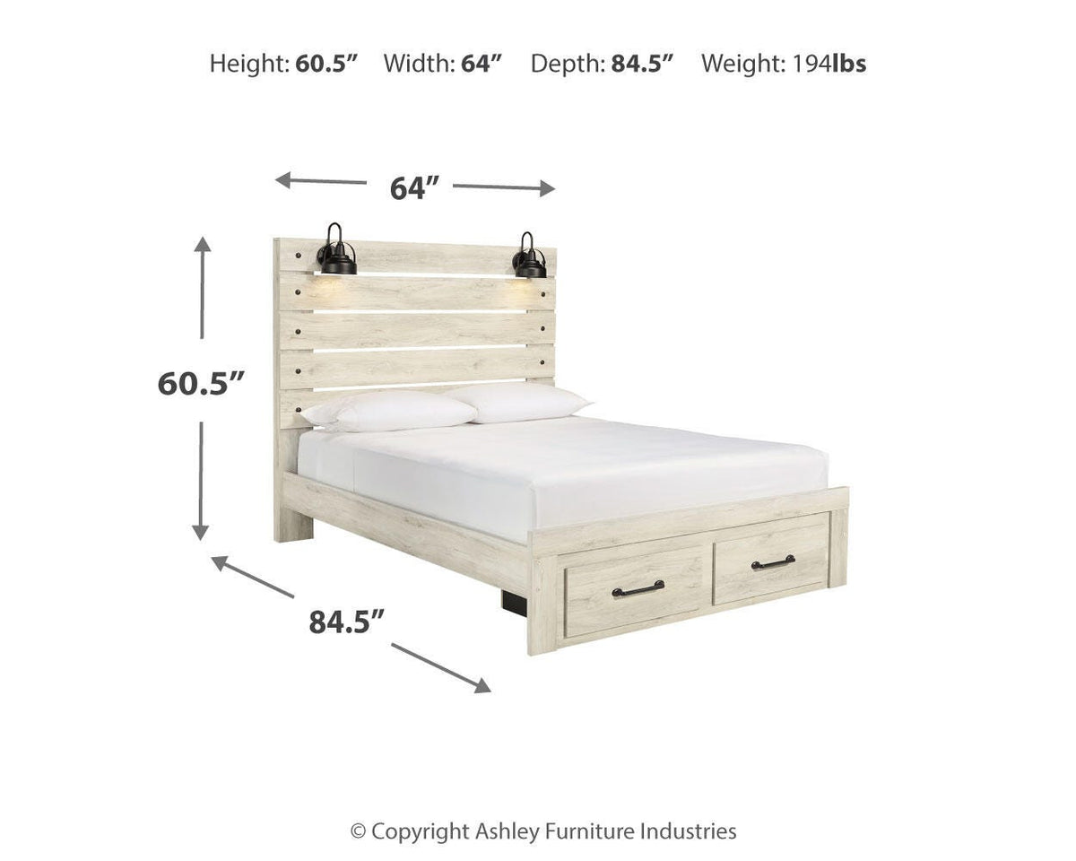 Cambeck Queen Panel Storage Bed
