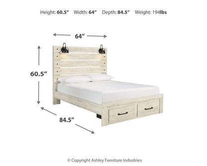 Cambeck Queen Panel Storage Bed