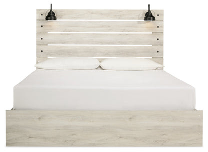 Cambeck King Panel Bed with 4 Storage Drawers
