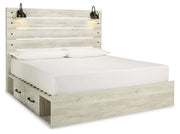 Cambeck King Panel Storage Bed, Dresser and Nightstand