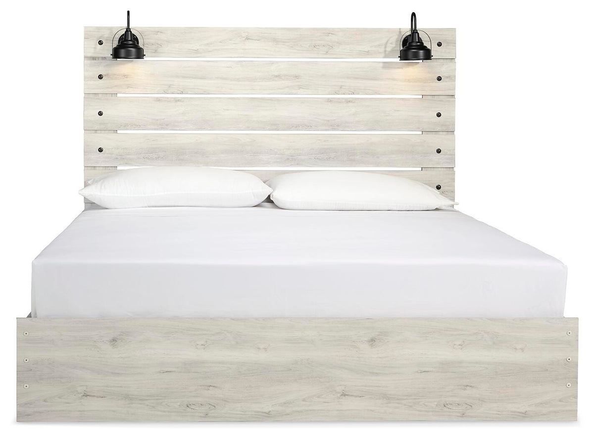 juego de recámara Cambeck King Panel 5PC con Espejado Cómoda & 2 Burós