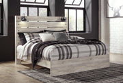 Cambeck King Panel 4PC Bedroom Set with 2 Nightstands