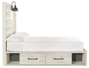 Cambeck Full Panel Bed with 4 Storage Drawers